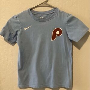 Nike Kids Light Blue Phillies B. Harper T-Shirt
